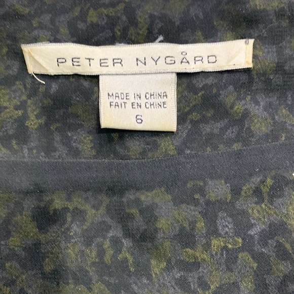 Gorgeous Vintage 100% Silk Spaghetti Straps Tank Top cami print frilly d… - Picture 10 of 10